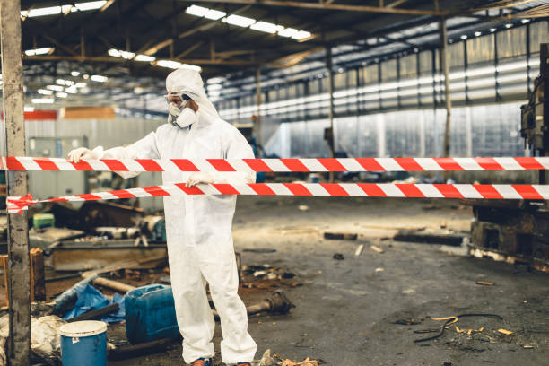 Professional Infectious Disease Decontamination technician working in Campbellsport, WI